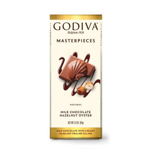 Masterpieces Milk Chocolate Oyster Tablet GODIVA Chocolates UK