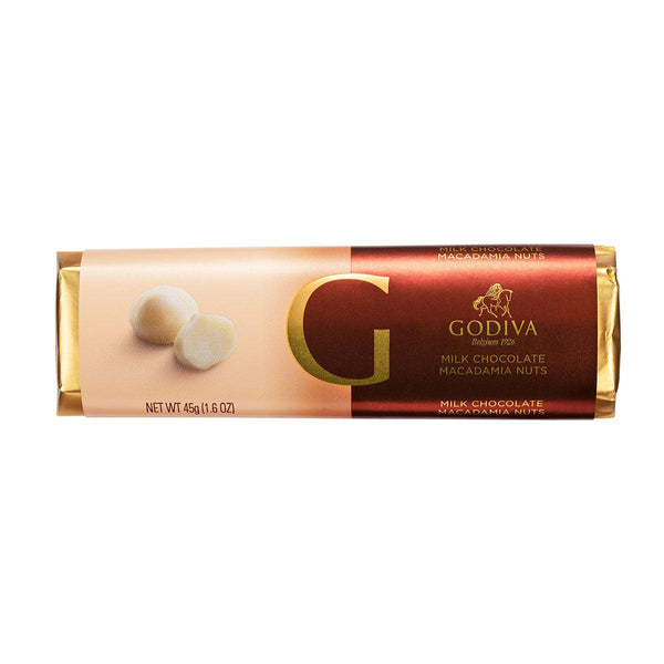 Milk Chocolate Macadamia Bar, 45g - GODIVA Chocolates UK
