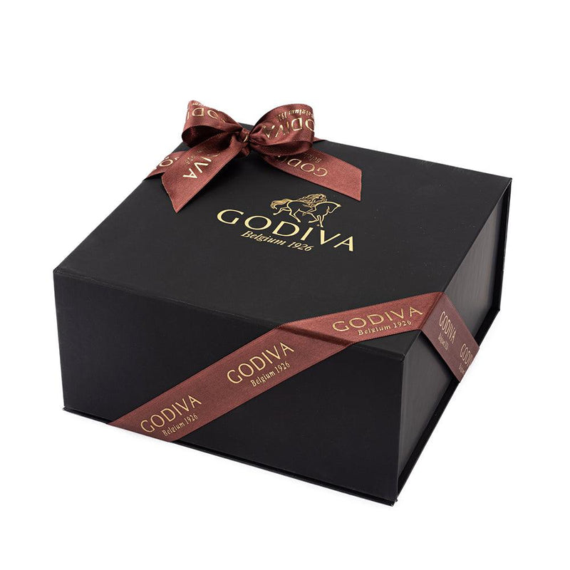 GODIVA BLACK HAMPER BOX SMALL - GODIVA Chocolates UK