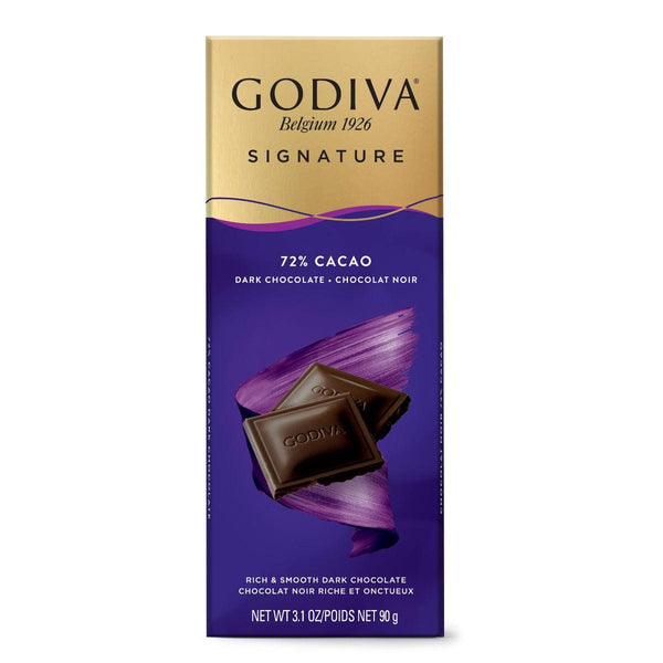 72% Dark Chocolate Tablet, 90g - GODIVA Chocolates UK