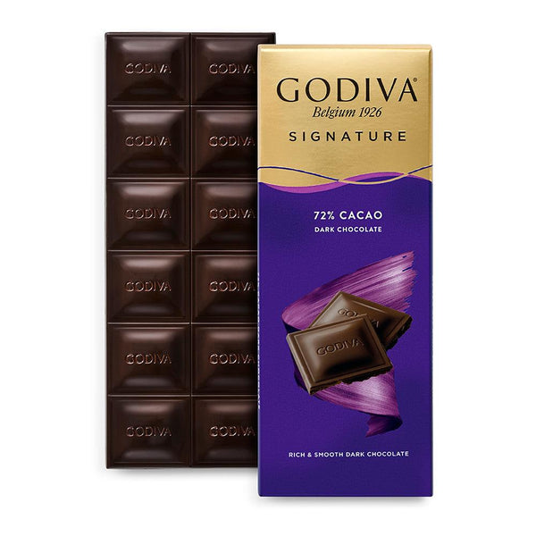 72% Dark Chocolate Tablet, 90g - GODIVA Chocolates UK
