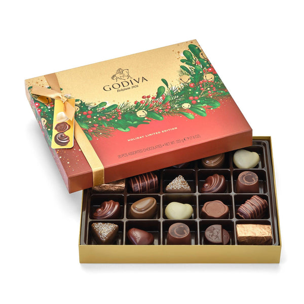 Christmas Jingle Giftbox, 20pc - GODIVA Chocolates UK