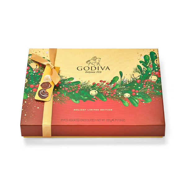 Christmas Jingle Giftbox, 20pc - GODIVA Chocolates UK