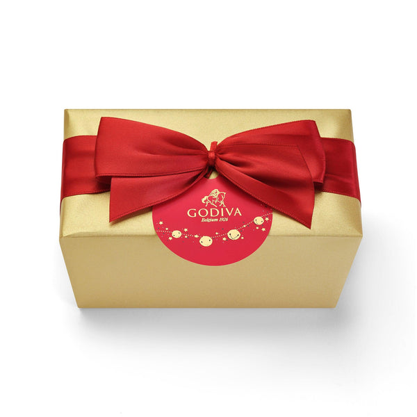 Christmas Jingle Gold Ballotin, 500g - GODIVA Chocolates UK