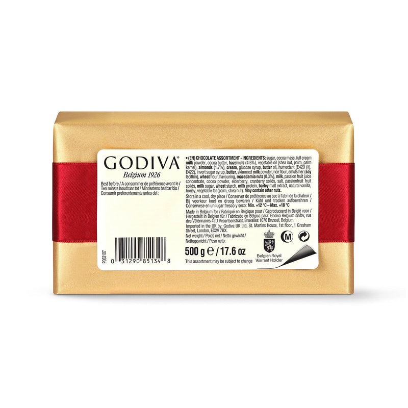 Christmas Jingle Gold Ballotin, 500g - GODIVA Chocolates UK