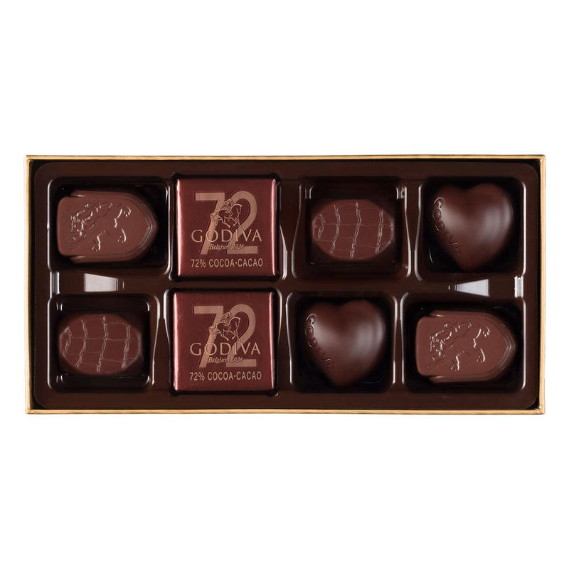 Dark Chocolate Gold Box, 8pc - GODIVA Chocolates UK
