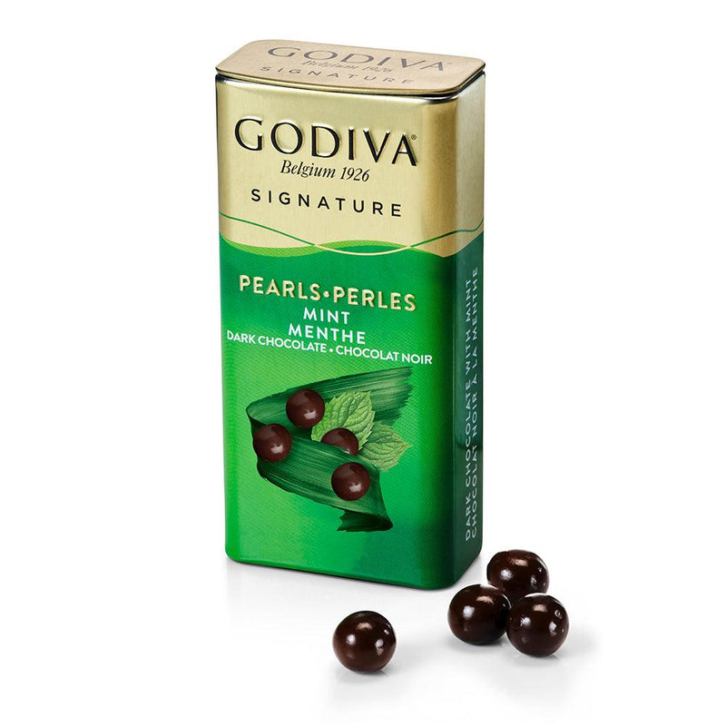 Dark Chocolate Mint Pearls, 43g - GODIVA Chocolates UK