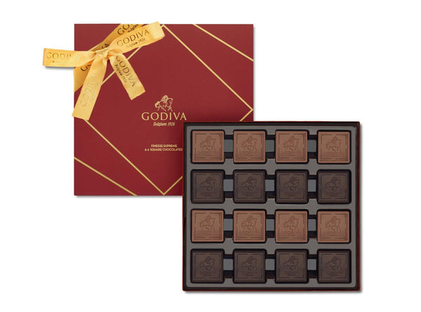 Finesse Supreme Red Madlen Box, 64pc - GODIVA Chocolates UK