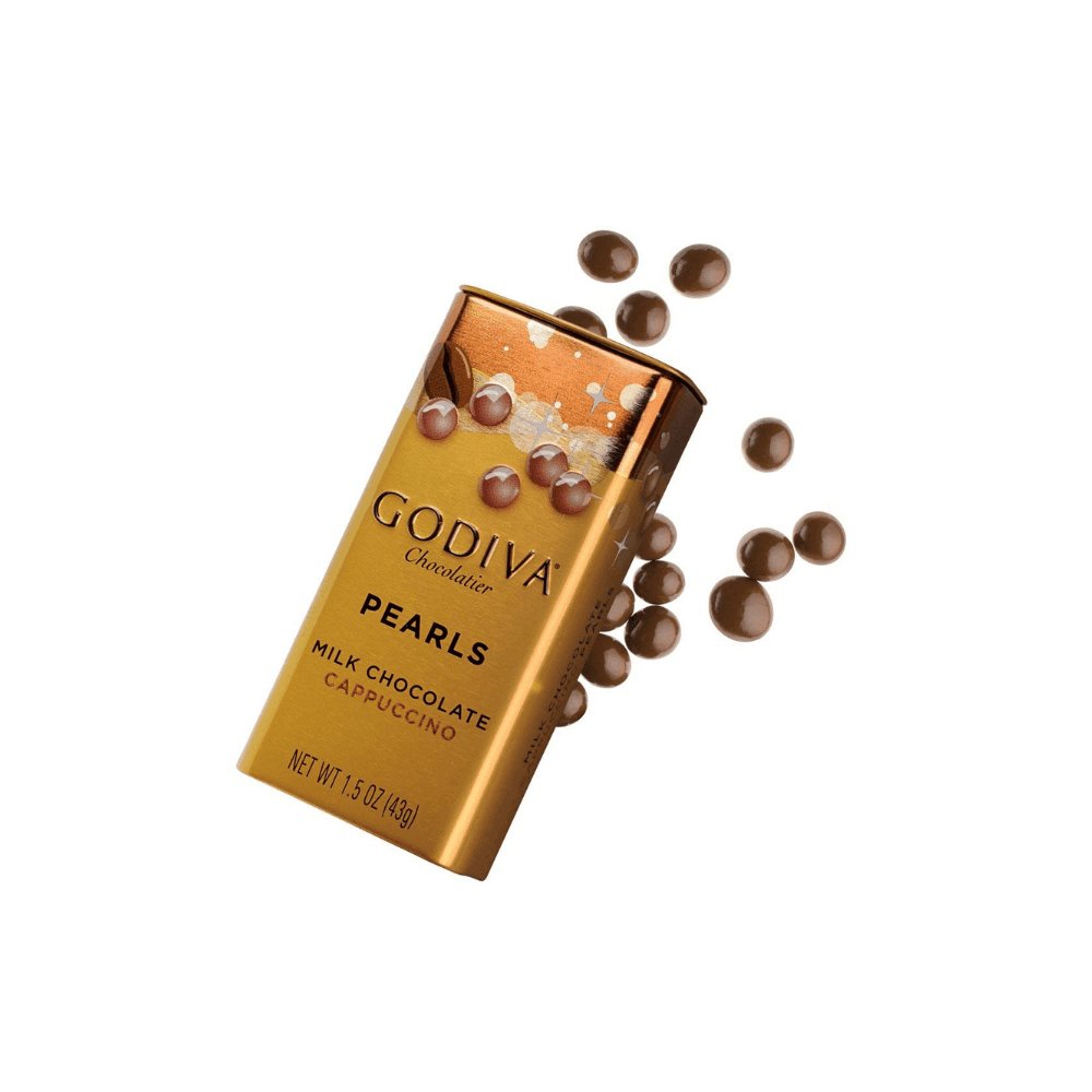 Milk Chocolate Cappuccino Pearls 43g GODIVA Chocolates UK milk-chocolate-cappuccino-pearls-43g-godiva-chocolates-uk