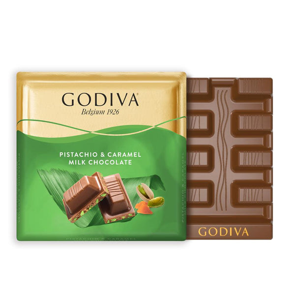 Pistachio Caramel Milk Chocolate Signature, 60g - GODIVA Chocolates UK