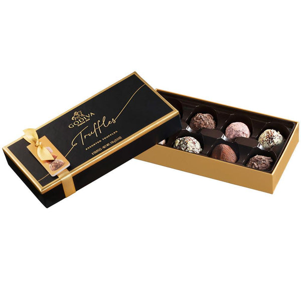 Signature Chocolate Truffles Gift Box, 8pc - GODIVA Chocolates UK